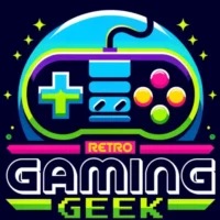 Retro Gaming Geek Logo