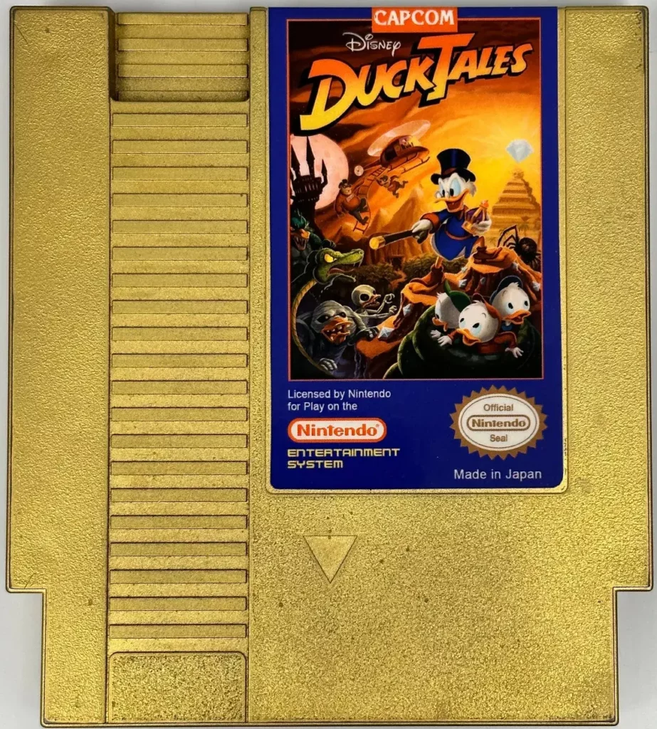 DuckTales NES Gold Cartridge from 2013 Press Kit for DuckTales Remastered