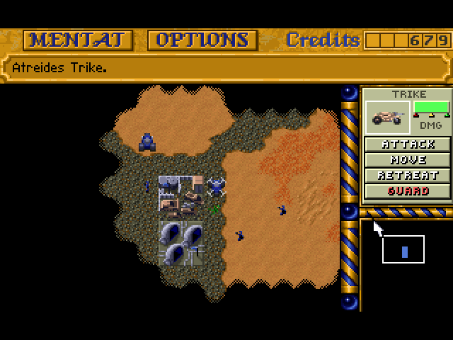 Dune II standard opening for Atreides