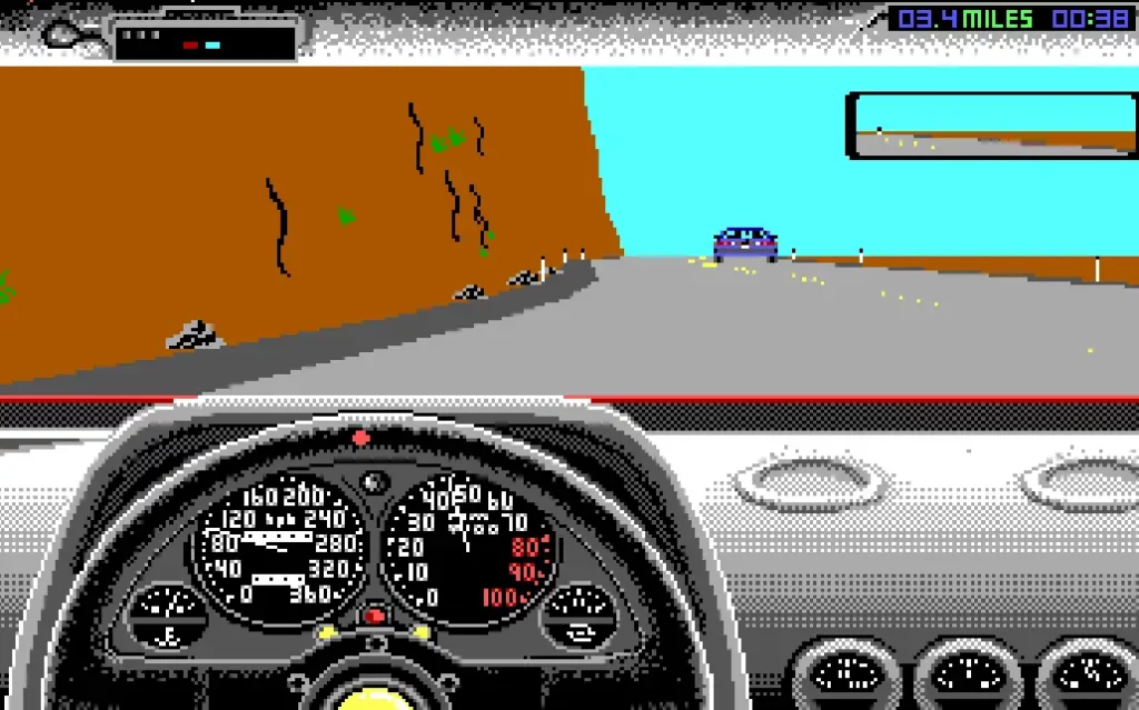 The Duel: Test Drive II mountain course