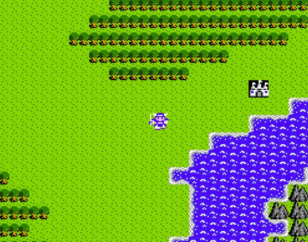 Dragon Warrior overworld map