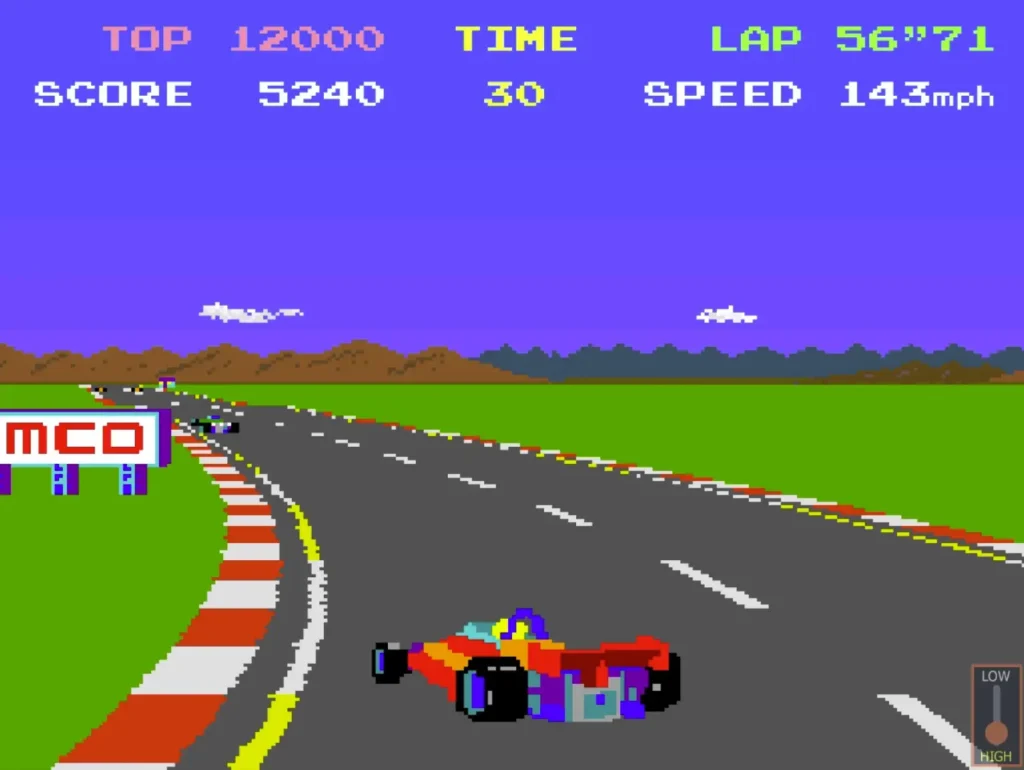 Pole Position by Namco arcade