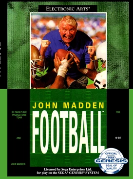 John Madden Football Genesis Cover