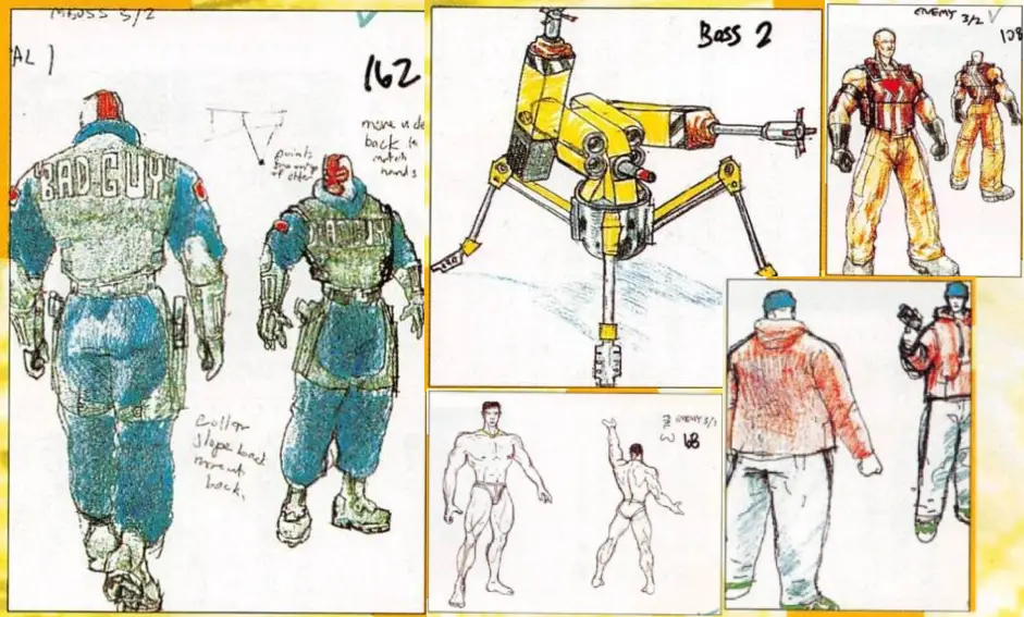 Die Hard Arcade Concept Art